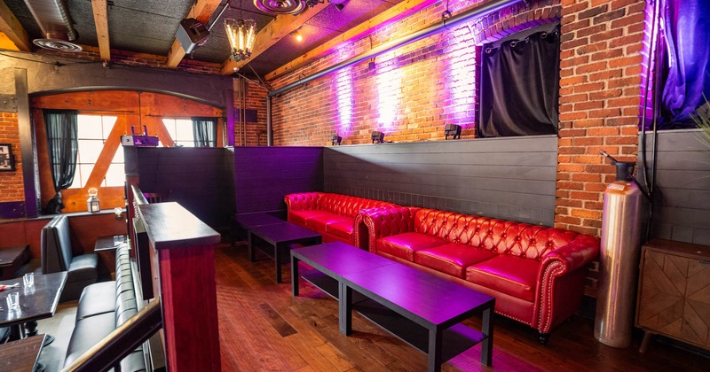 Lounge area on the upper floor