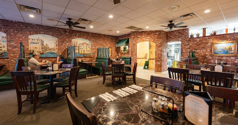 Restaurant interior, dining area