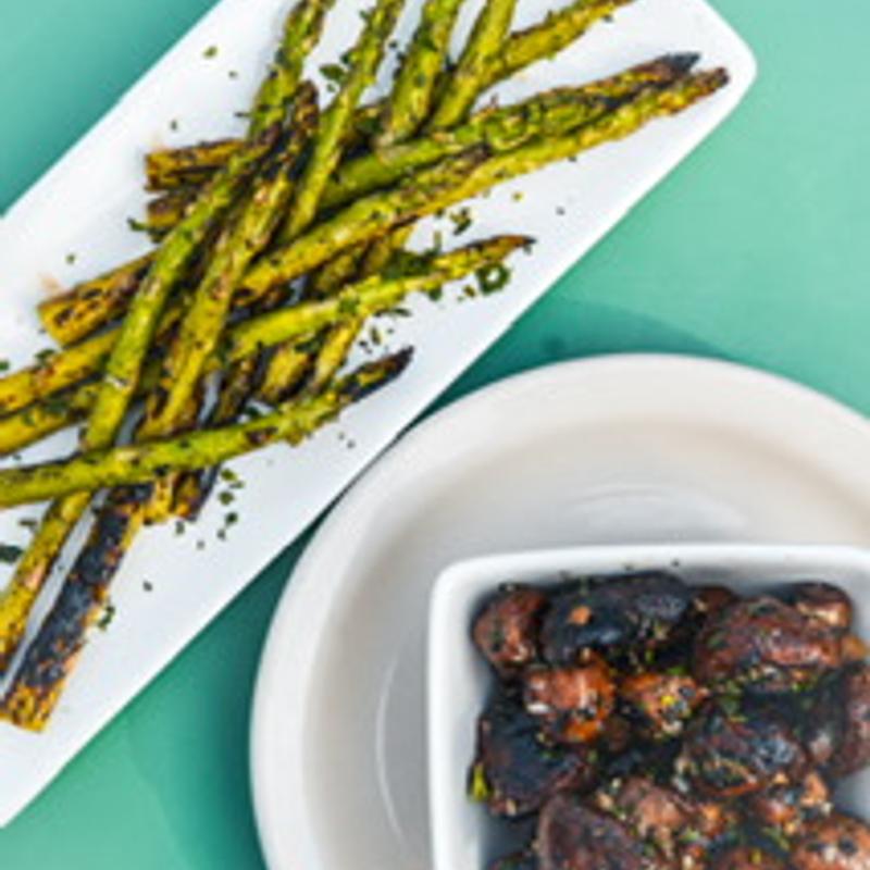 Roasted Button Mushrooms photo