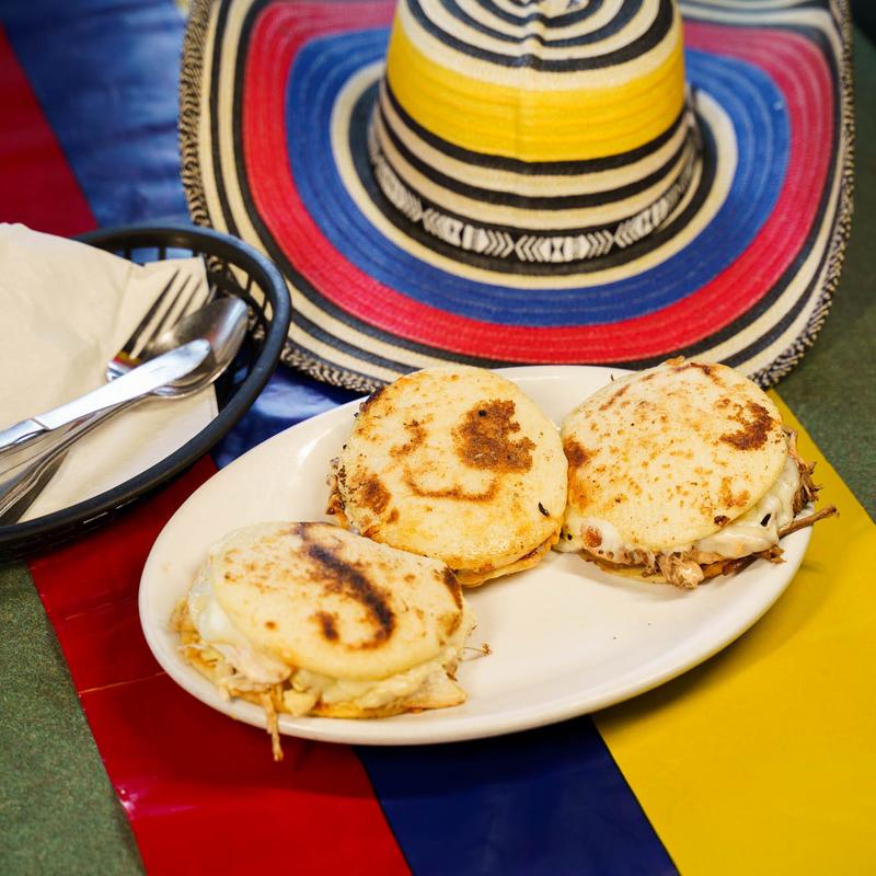 Arepas De Jamón Con Queso photo