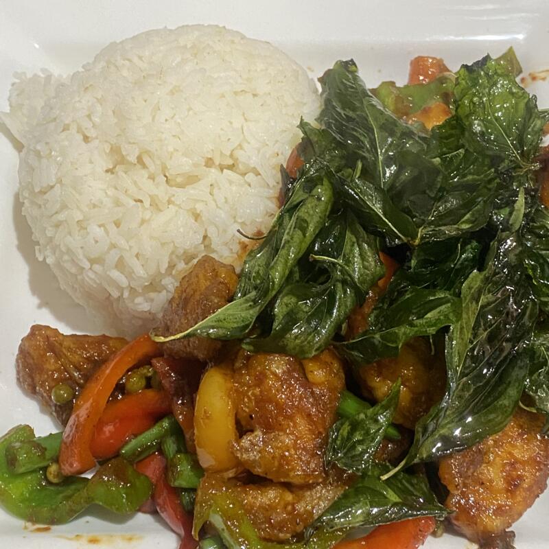 menu item 55 of 112, Pad Ped Catfish**