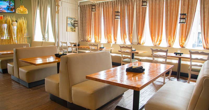 Interior, dining area