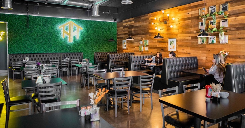 Interior, dining area