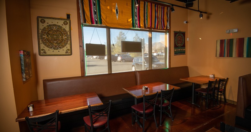 Cozy interior dining area