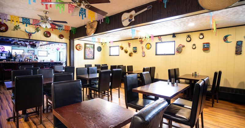 Interior, seating area waiting for the guests