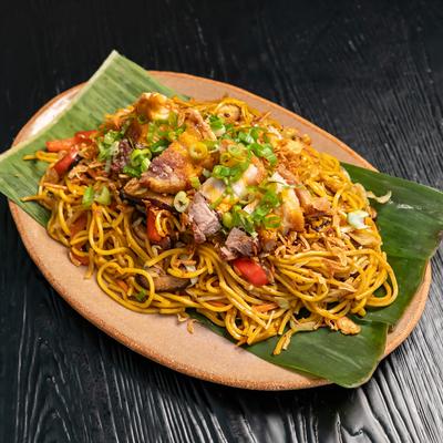 Filipino stir-fried noodles.