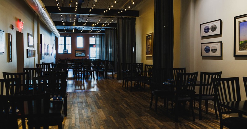 Spacious dining area