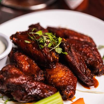 Nashville hot chicken wings.