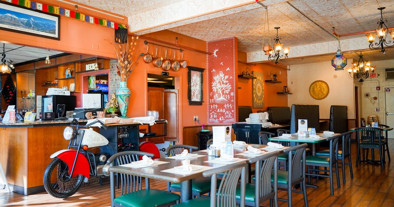 Interior, dining area