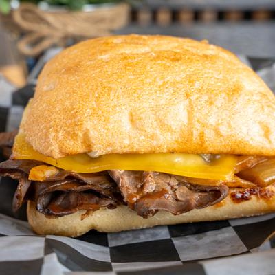 Hot Roast Beef Sandwich.