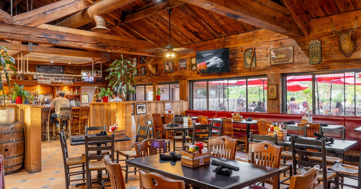 Interior, tables ready for guests