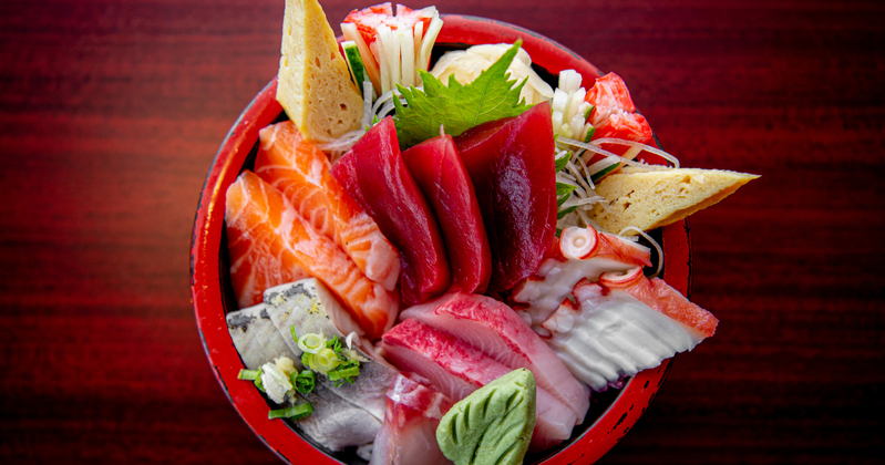 Decorated sushi