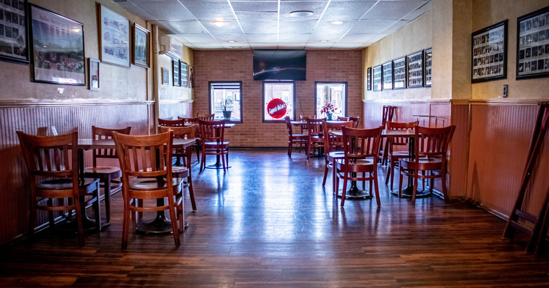 Tables ready for guests