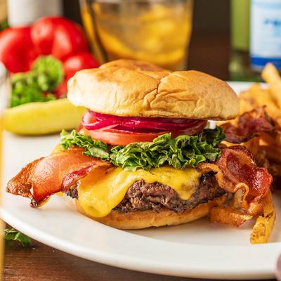 Bacon Cheddar Burger.