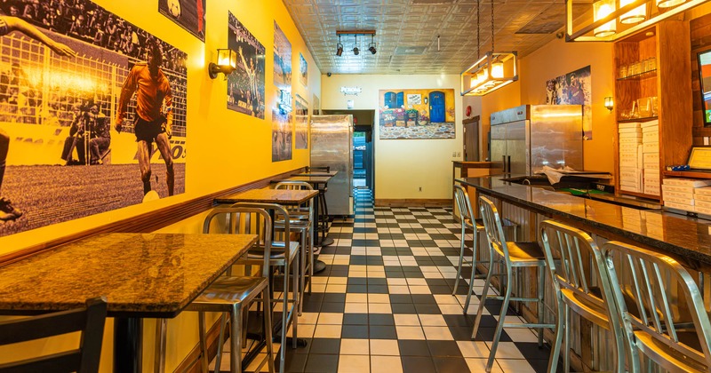 Interior, dining area