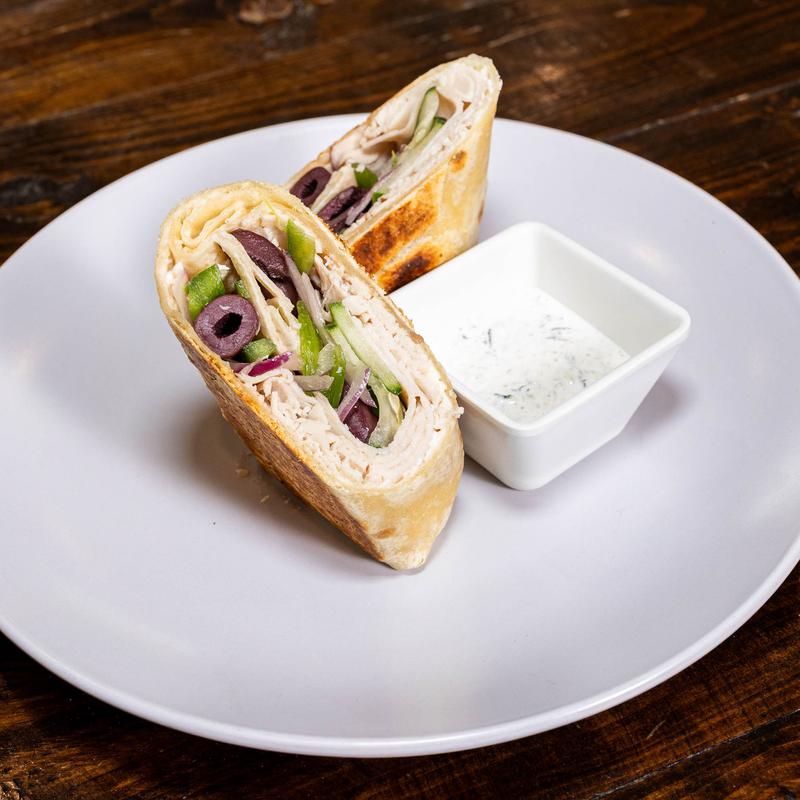 menu item 11 of 18, Mediterranean Wrap