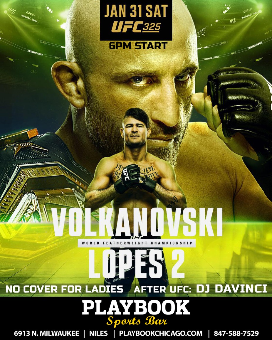 UFC 325 Live @ PLAY BOOK event photo