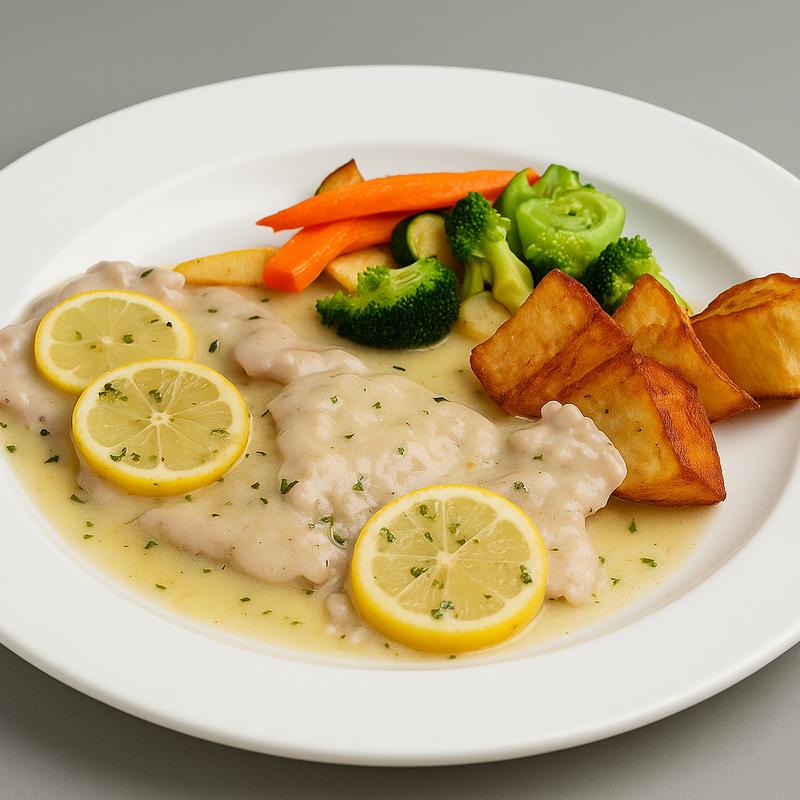 Veal Scaloppine Piccata (natural veal - gluten free) photo