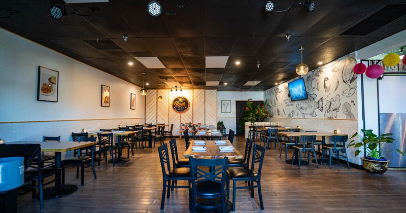 Interior, dining area