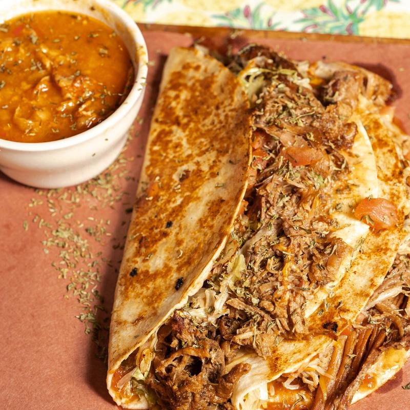 menu item 9 of 17, Papu's Pork Tacos