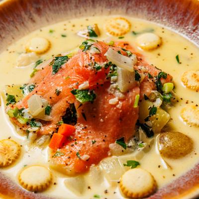 Smoked fish chowder.