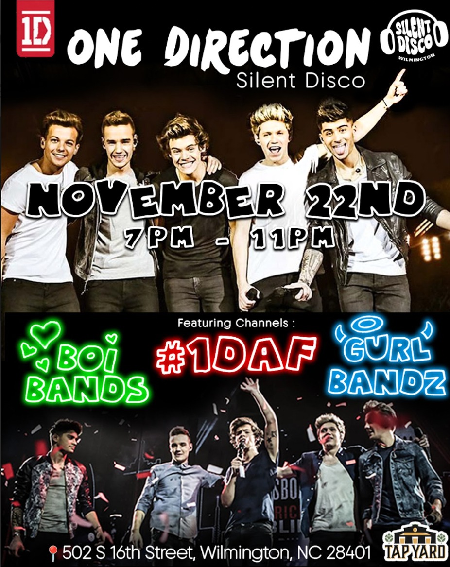 One Direction Silent Disco event photo