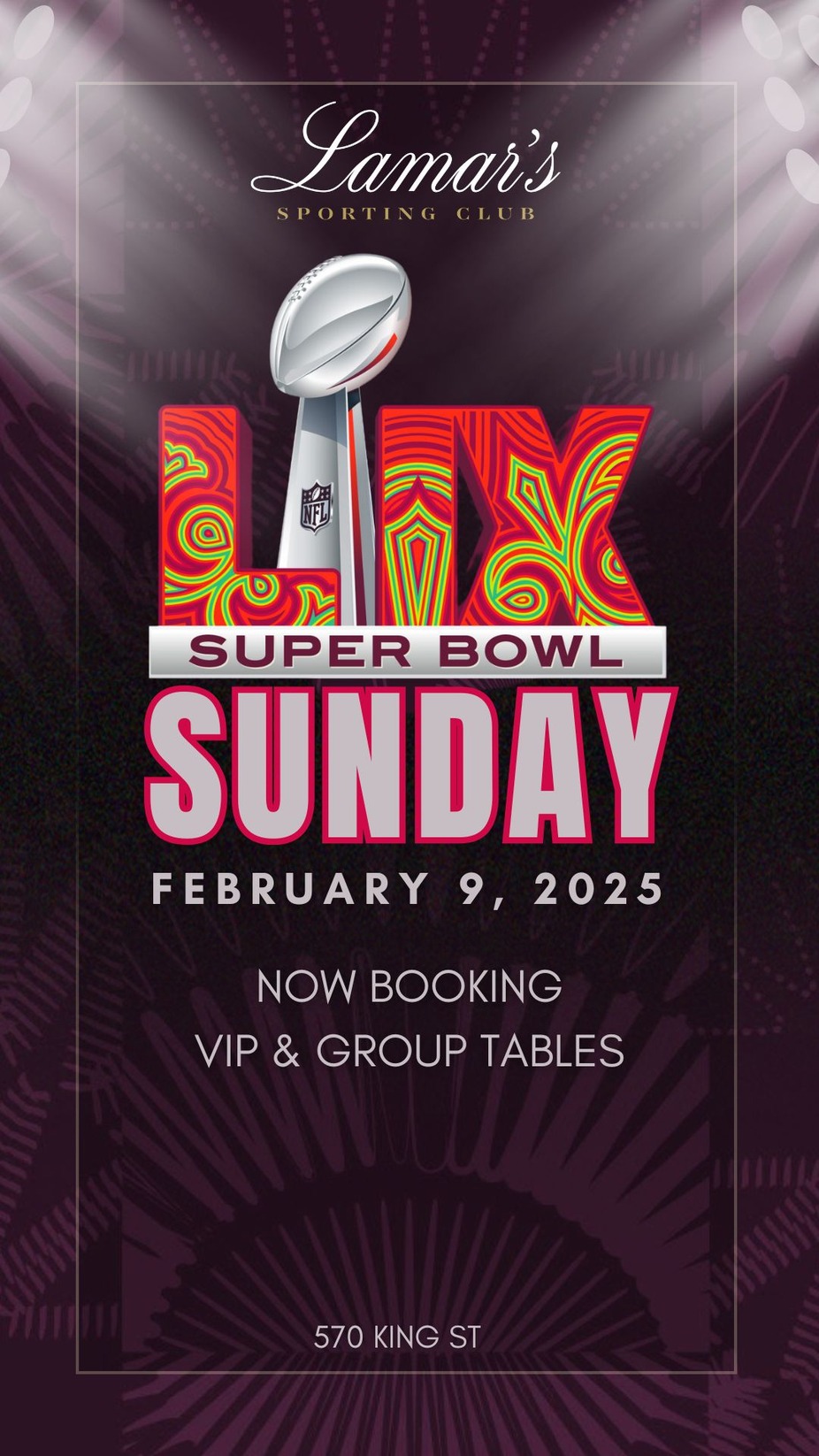 Super Bowl Sunday event photo