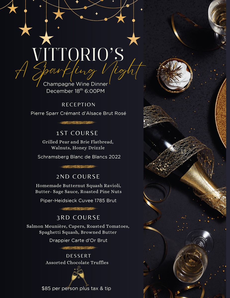 Champagne Wine Dinner event photo