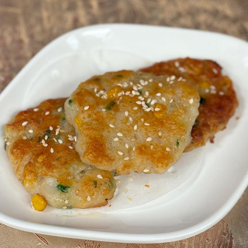 39. Pan - Fried Seafood & Corn Cake photo