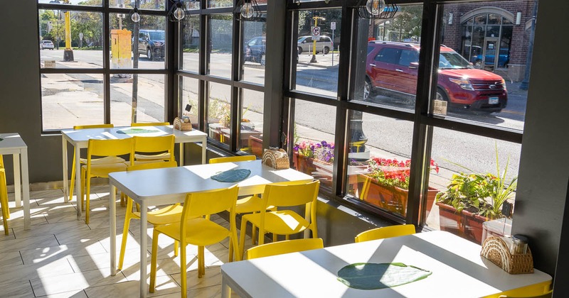 Interior, dining area