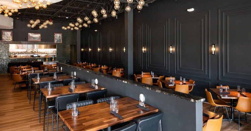 Interior, dining area