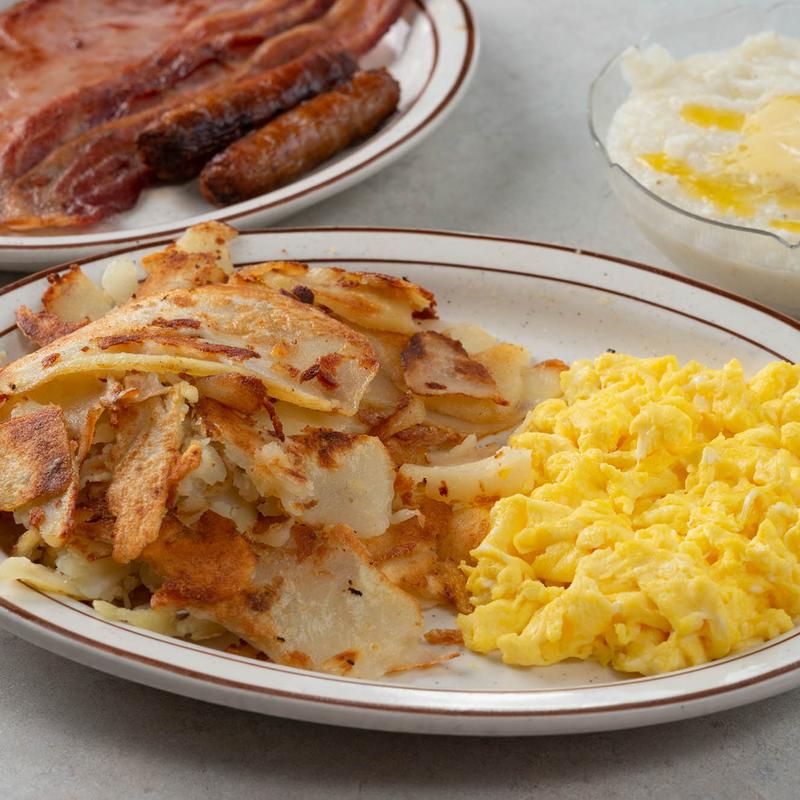 2 Eggs with Hash Browns or Grits or Toast photo