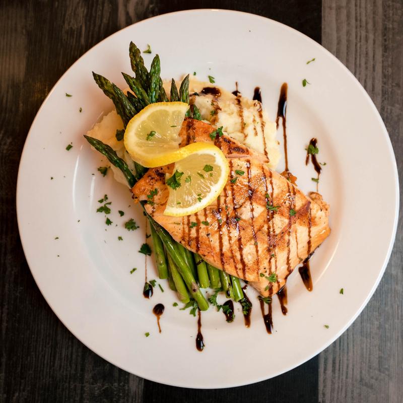 menu item 8 of 13, Grilled Salmon (GF)