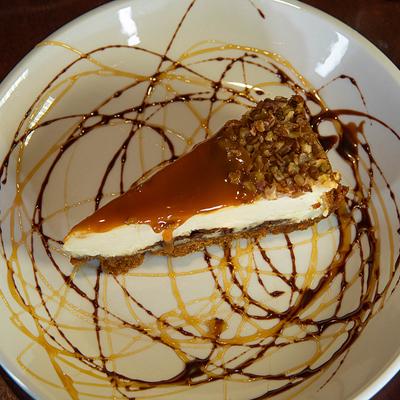 Turtle Cheesecake.