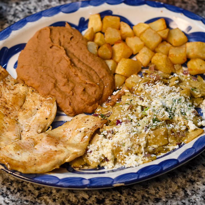 Chicken Breast Con Chilaquiles photo
