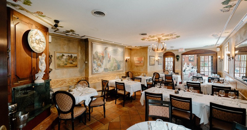 Interior, dining area