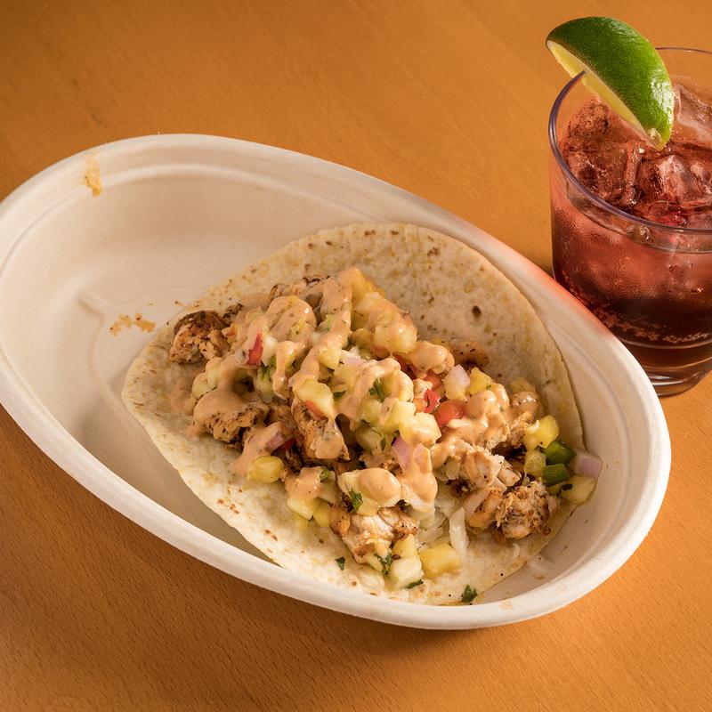 menu item 6 of 7, Blackened Mahi Tacos