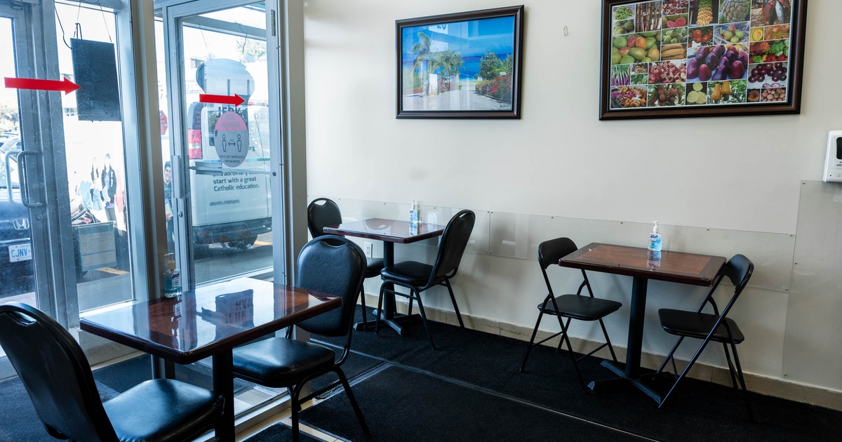 Interior seating area