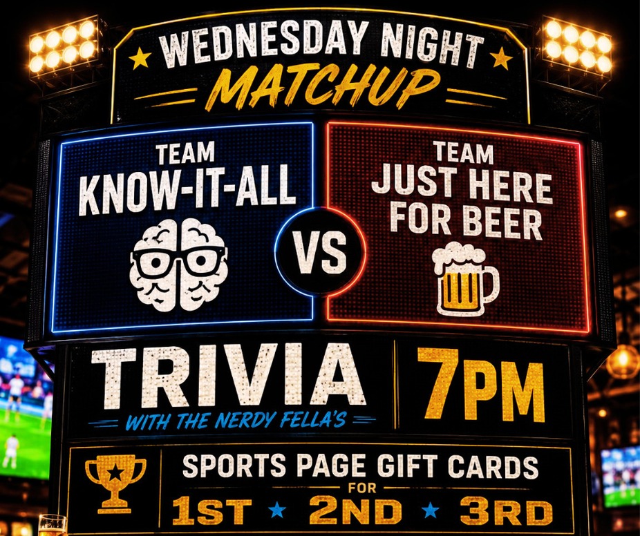 TRIVIA NIGHT with the Nerdy Fellas event photo