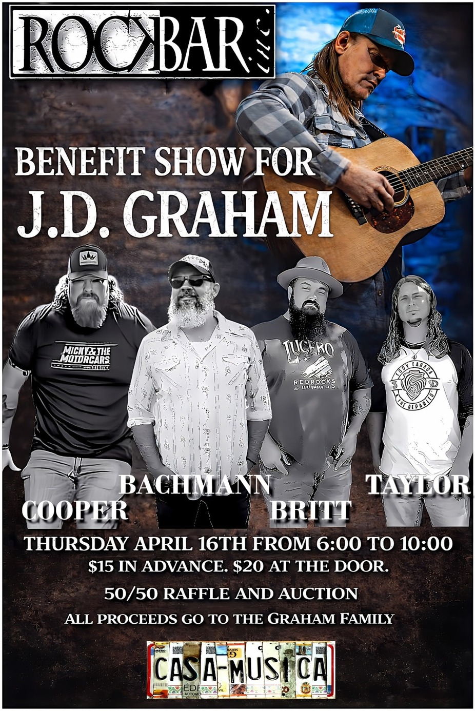 Benefit Show for J.D. Graham event photo