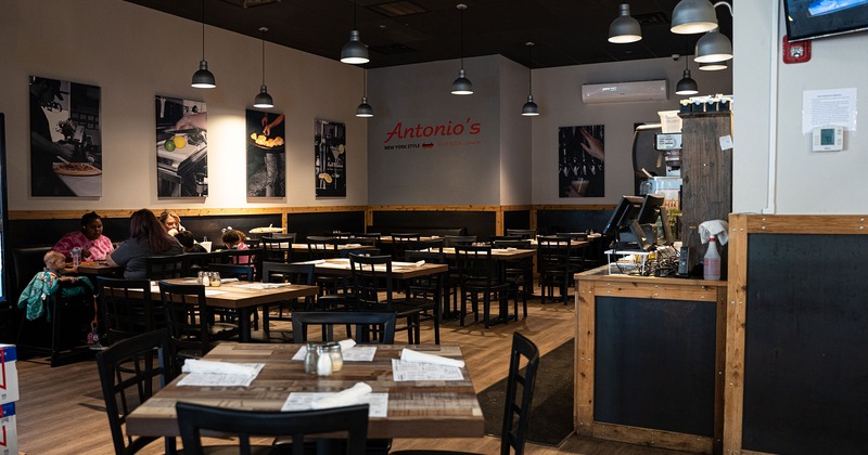 Interior, dining area