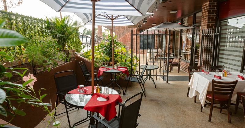 Exterior seating area