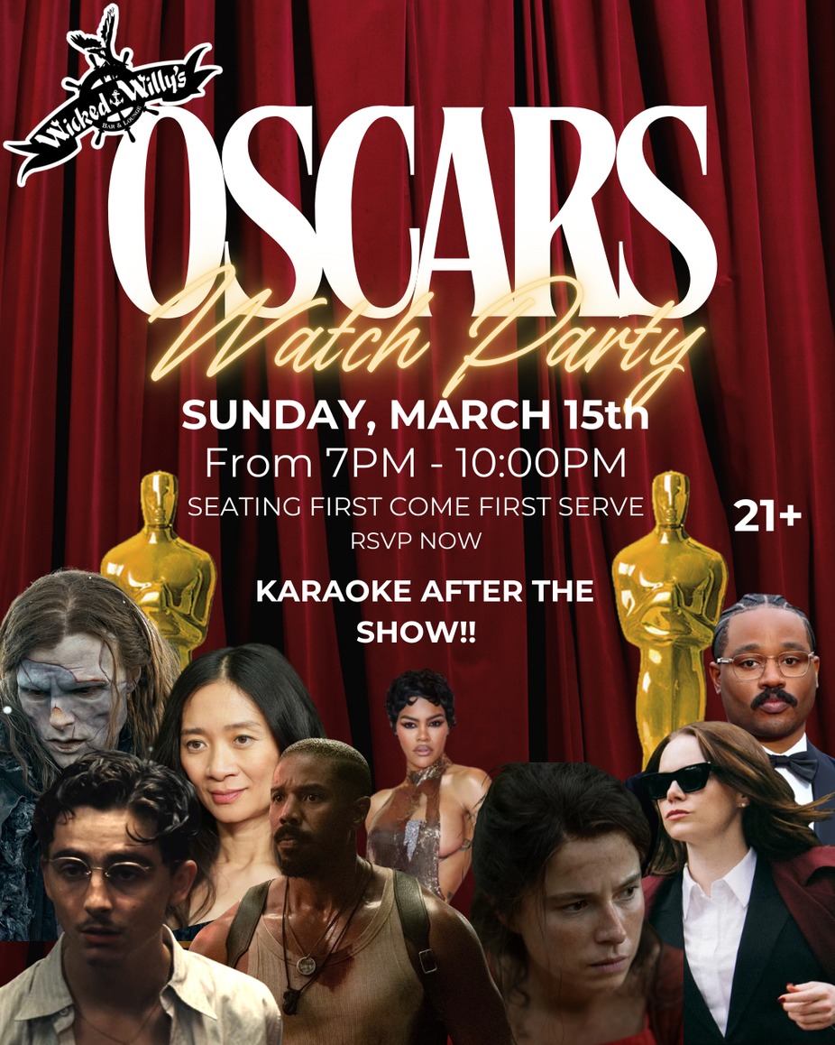 Oscars 2026 Watch Party @ Wicked Willy's event photo