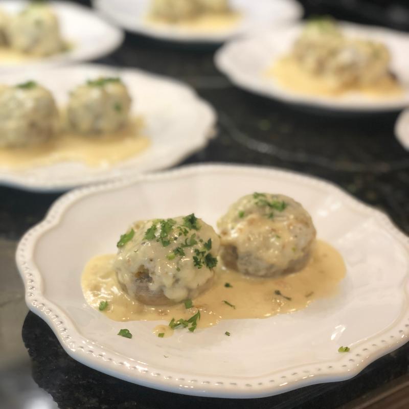 Stuffed Mushrooms Vegetarian photo