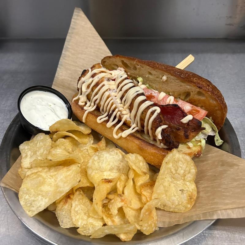 menu item 25 of 37, Walleye Po Boy