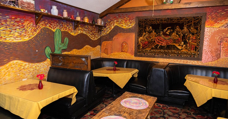 Interior seating area