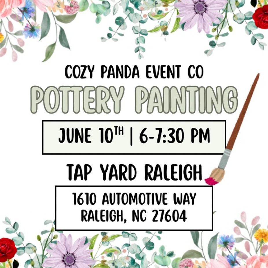 Pottery Painting with Cozy Panda Events Co. event photo