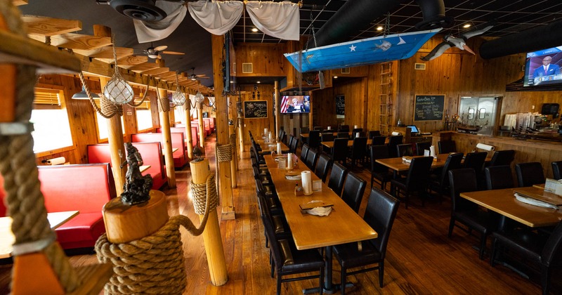 Interior, dining area