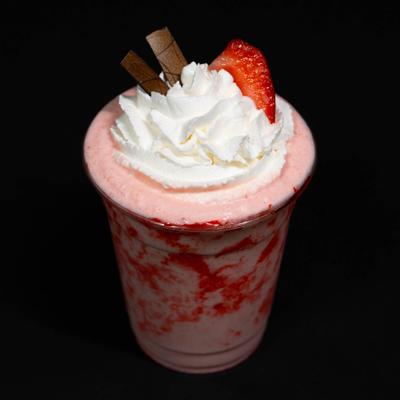 Strawberry milkshake.