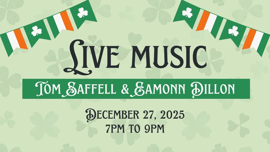 Live Celtic Music with Tom Saffell & Eamonn Dillon! event photo